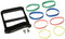 Rolyan Basic Ergonomic Hand Exerciser - Strengthening Device for Fingers, Hands, and Thumbs with 4 Pairs of Rubber Bands
