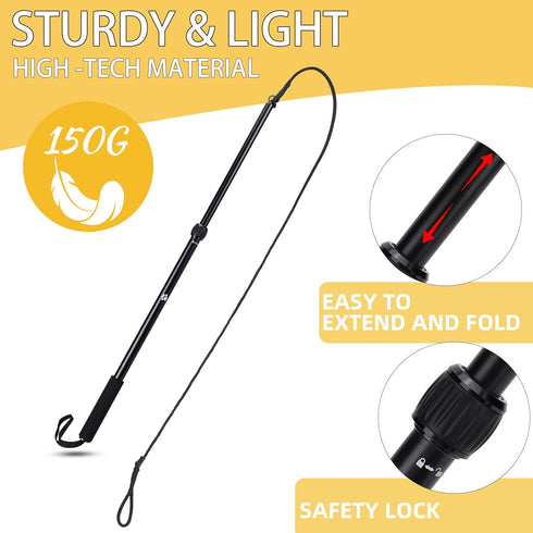 Flirt Pole Dogs, Extra Strong Dog Flirt Pole for Large Medium Small Dogs to Keep Them Entertained and Physically