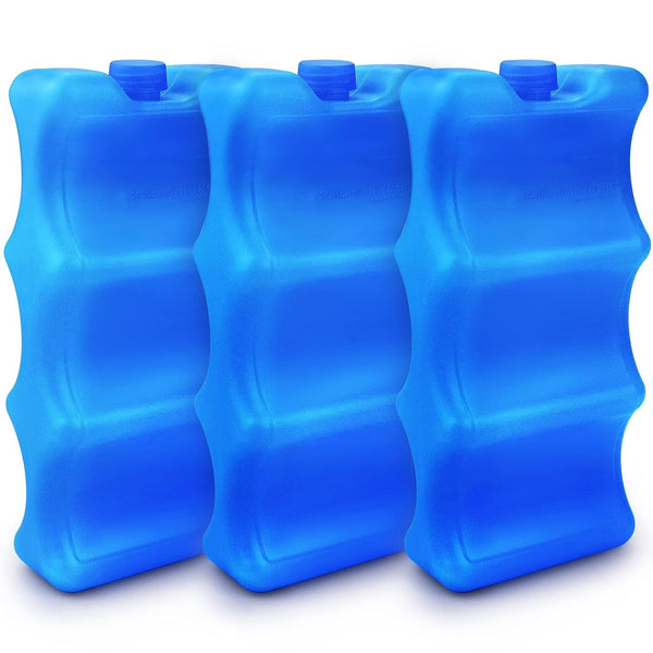ISUSSER Pack of 3 Reusable Ice Packs for Breastmilk Storage, Bottle Ice Packs