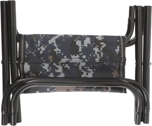 Toddmomy Portable Folding Stool Small Travel Camping Chair Lightweight Blue Camouflage Foldable