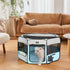 X-ZONE PET Dog Playpen Portable Pet Play Pens for Puppies, Cat, Rabbit, Chicks, Foldable Exercise Play Tent Kennel