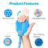 Fogatti Dog Shower Hose Attachment Grooming Sprayer with 7.2 FT Long Water Pipe and 2 quick-connect set connectors, Compatible with Indoor Shower or Outdoor Garden Hose, Ideal for Dog and Cat Grooming