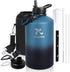 One Gallon Insulated Water Bottle, Vacuum Stainless Steel, 128 oz Leak Proof Large Jug with Paracord Handle
