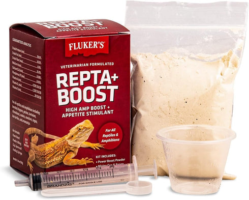 Fluker's Repta Boost, 50gm Insectivore and Carnivore High AMP Boost Reptile Supplement