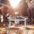Foldable Gas Stove Pot Rack, Outdoor Stove Bracket, Camping Pot Stand, Foldable Triangle Stand for Cooking