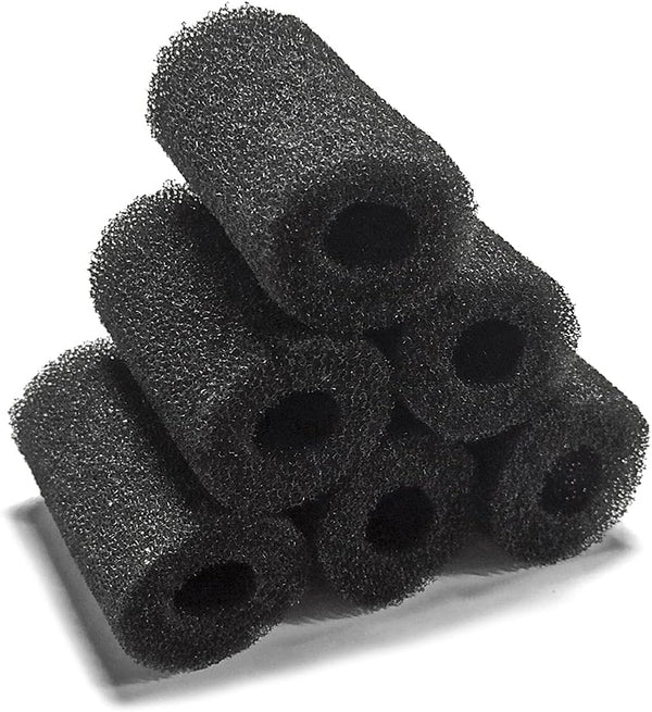 yuntop 6pcs Pre-Filter Sponge - Pre Filter Foam Sponge Roll for Aquarium Fish Tank (6 x 3.5cm / 2.4x1.4 inch)