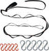 RC Tent Organizer Line Kit - 5ft Camping Clothesline with Tent Gear Line and Camp Hanging Hooks