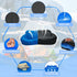 NEW-Vi Anti-Slip Kayak Seat Cushion, Double Thicken Gel Cushion for Kayaking, Pain Relief Accessories