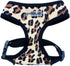 Parisian Pet Adjustable Leopard Print Dog Harness - 100% Mesh Fabric Vest for Medium Sized Dogs and Outdoor Adventures
