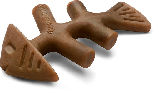 Benebone Fishbone Giant Durable Dog Chew Toy for Aggressive Chewers, Real Fish, Made in USA
