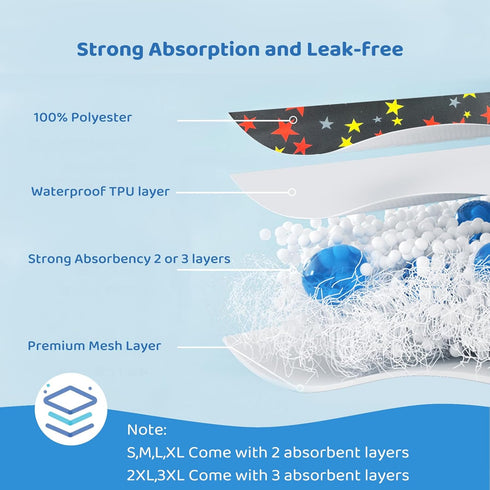 5packs 11 14 Reusable Dog Diapers Male High Absorbing Belly Band for Male Dogs Washable Dog Belly Band with Cute