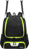 Goloni Youth Baseball Bag, Softball Bag with Shoes Compartment, Backpack with Fence Hook