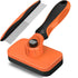 KYHSC 2PCS Self Cleaning Slicker Brush & Dog Comb - Skin Friendly Deshedding