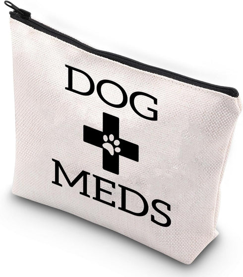 G2TUP Dog Medicine Bag - Dog Meds Vet Tech Gifts and Essentials Storage for Travel, Camping, Car Emergency (Dog Meds)