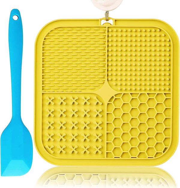 Lick Mat for Dogs, Large Dog Lick Mat with Suction Cups for