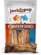 Jack&Pup Marrow Bones for Dogs (3 Pack), 6" Marrow BoneLong Lasting Dog