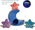 MODERN WAVE Interactive Squeaky Plush Hide and Seek Squirrel Puzzle Toy for Dogs, Small Size