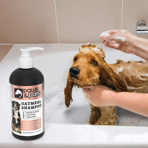 6-in-1 Dog Shampoo and Conditioner - Made in USA, 20oz Vet Formula for Itchy Skin, De-Shedding, and Odor Relief