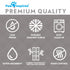 Paw Inspired Washable Guinea Pig Cage Liners, Fleece Bedding for Small Animals, Bamboo Charcoal Odor Control Pee Pads