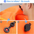 ProCase 35L Waterproof Swim Buoy Dry Bag with Shoulder and Waist Strap for Open Water Activities - Orange