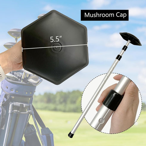 Golf Travel Club Bag Support Rod - Aluminum Adjustable Telescopic Golf Trip Cover Support System Pole