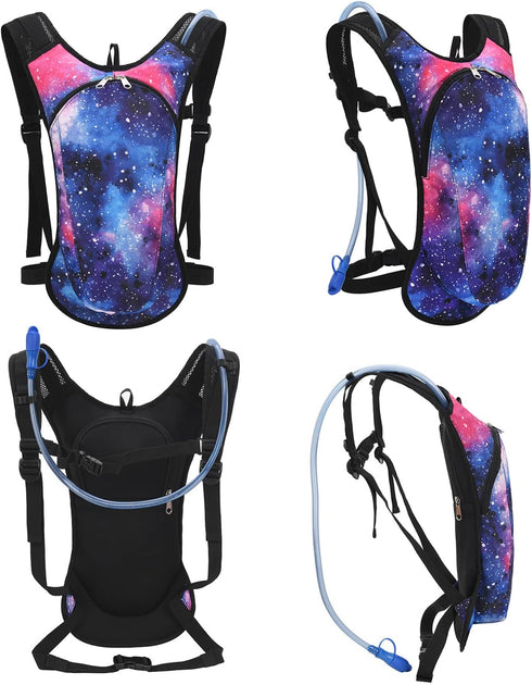 Roptat Hydration Backpack: Lightweight Pack with 2L Bladder for Women and Men Running, Riding, Biking