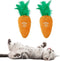 Andiker 2PCS Cat Chew Toys, Cute Pineapple Shape Soft Cat Plush Toys