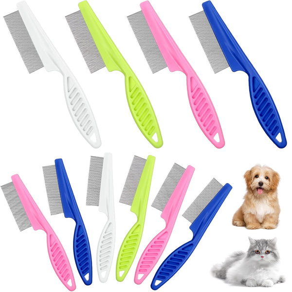 10 Pcs Flea Comb for Dogs and Cats Flea Remover Tool with