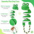 Interactive Squeaky Dog Toys with Pull Rope, Large Tug of War Toy, Plush Chew Toys for Small, Medium, Big Dogs