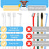 Samll Small Dog Toothbrush Kit,Puppy Tooth Brushing Kit, Suitable for All Puppy and Dogs Dental Care. White, Soft