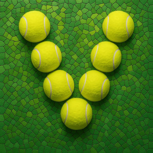 30/50/100+ Pack 53in VIV Advanced Tennis Balls Bulk, Practice Balls Pressure Bouncing High Durable, Official Size Pet