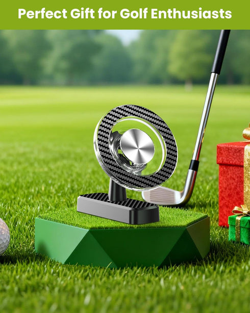 GiantHope 360 2026 Magnetic Golf Cart Phone Holder, Golf Accessories Gifts for Men Dad Husband Unique, Rotation Phone