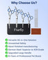 Furry Grooming Scissors Set, 5CR 6 in 1 Dog Grooming Scissors with Safety Round Heads for Dogs and Cats