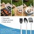 Kyraton Camping Cooking Set 15 Pack, Portable Kitchen Utensil Set for Backpacking, Barbecuing, Camping, Hiking