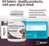 Multi-Formula Dog Supplement for Smaller Dogs - 10mg HMR Lignans, 1mg Melatonin, 20mg Milk Thistle - Helps Heart, Liver, Digestion, Skin & Coat Health, 90 Peanut Butter Chewable Tabs