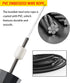 Jump Rope, Tangle-Free Rapid Speed Cable Skipping Rope, Adjustable for Men, Women, Kids - 2 Pack