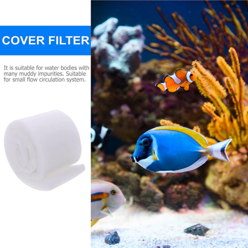 Balacoo Aquarium Filter Pad, Biochemical Cotton Filter Foam Sponge Media Roll Pad for Fish Tank Water Cleaning Supplies