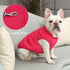 2 Layers Fleece Lined Warm Dog Jacket for Winter - Soft Windproof Small Dog Coat, Pink S