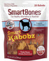 SmartBones Smart Kabobz, Rawhide-Free Chews for Dogs, 20 Count with Real Chicken, Pork, and Duck