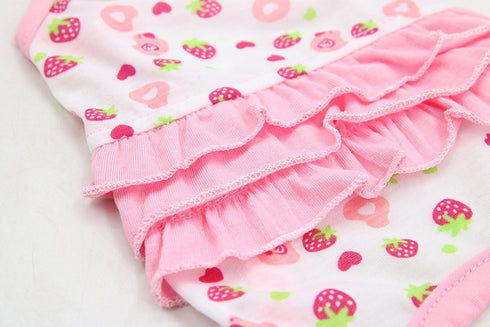 DroolingDog Pink Dog Clothes for Small Dogs, Girl Small Dog Shirts, Medium, Pink