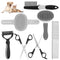 Pet Grooming Kit with Multiple Combinations, Shedding Slicker Brush, Bath Massage for Puppy, Kitten, Rabbit, Pet