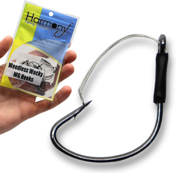 Harmony Fishing - Razor Series Wacky Weedless WG Hooks - The Ultimate