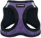 Voyager Step-In Plush Dog Harness - Soft Vest Harness for Small and Medium Dogs by Best Pet Supplies - Purple Faux