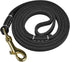 Reopet Genuine Leather Dog Leash for Small & Medium Dogs, 4/5/6 Feet, 3/8" x 6', Black