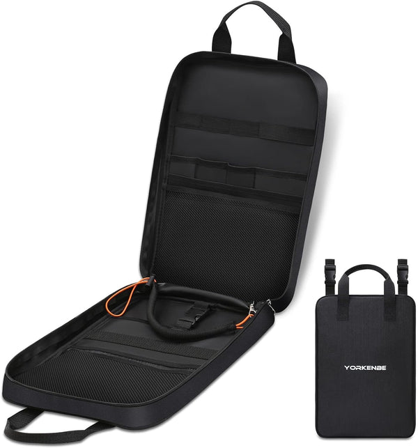 High Capacity Camp Kitchen Organizer, Portable Storage Bag with Hooks and Paper Towel Holder