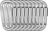 STURME Carabiner Clip Set, Durable Aluminum D-Ring Locking Large Carabiners for Outdoor Camping, 9 Pack