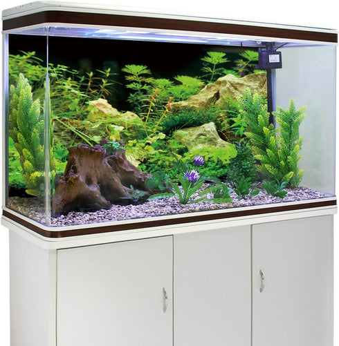 AWERT 48x18 inches Aquarium Background, Seaweed Background for Aquatic Plant Stone River Bed & Lake Fish Tank