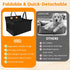 65LB, Large Dog Car Seat, Back Seat Extender for Dogs UP to Hard Bottom Car Back Seat Cover for Dogs Waterproof Dog