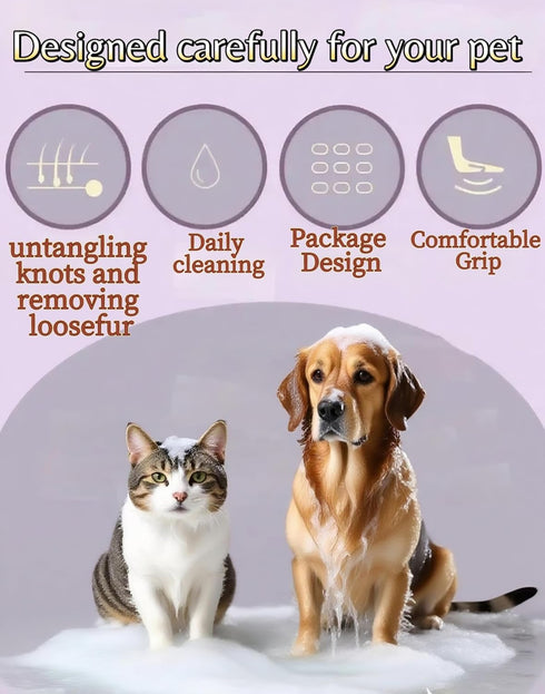 Kriopy Kit-9 Packs Set Trimming Pet Grooming Tools Dog Cat Grooming Kit Dog Cat Grooming Supplies Dog Cat Brush Dog
