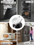 Y YHY Ceramic Cat Slow Feeder, Elevated Tilted Design for Dry and Wet Food, Dog Slow Feeder Bowl